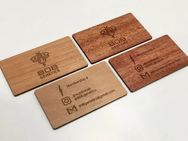 Project 30 - Mahogany Business Cards Portfolio