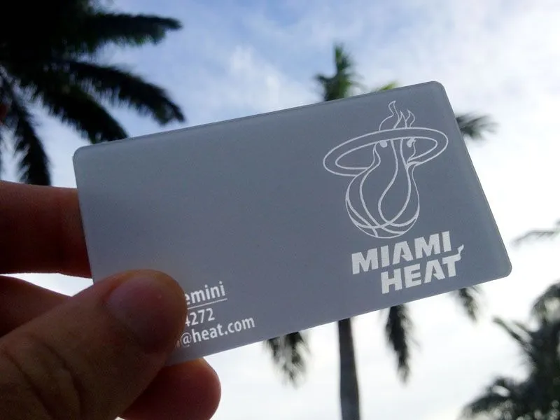 Project 1 - White Plastic Business Cards Portfolio