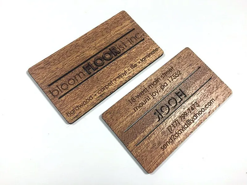 Project 16 - Mahogany Business Cards Portfolio