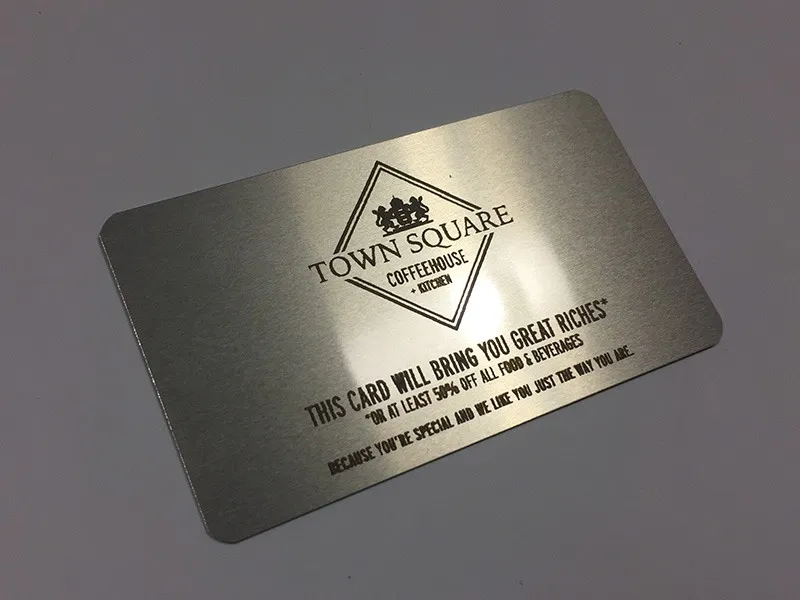Project 4 - Silver Metal Business Cards Portfolio