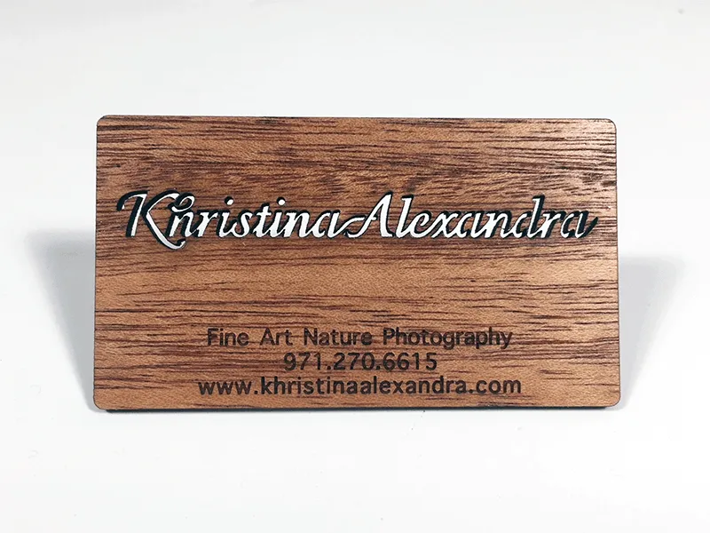 Project 7 - Mahogany Business Cards Portfolio
