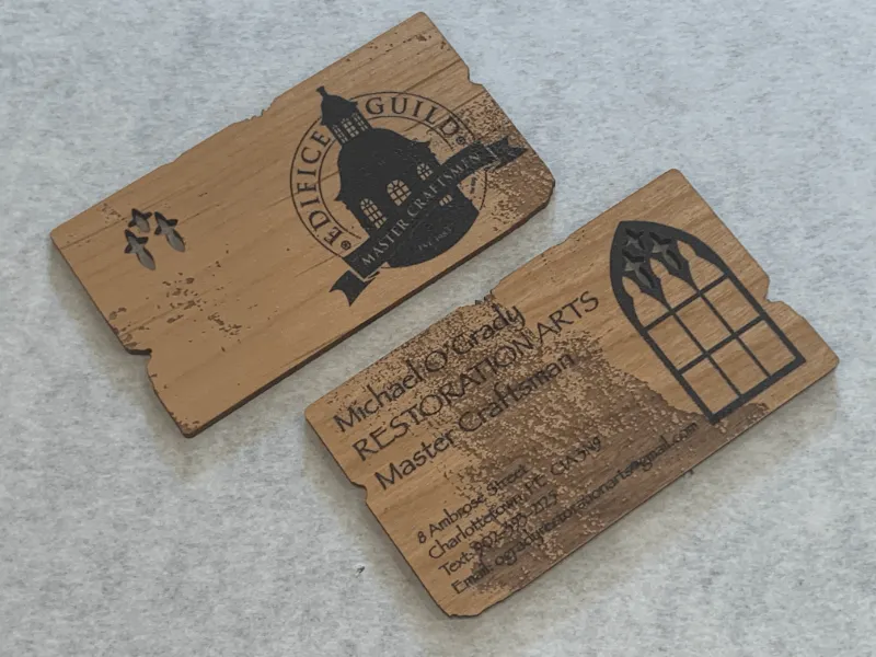 Project 17 - Alder Business Cards Portfolio
