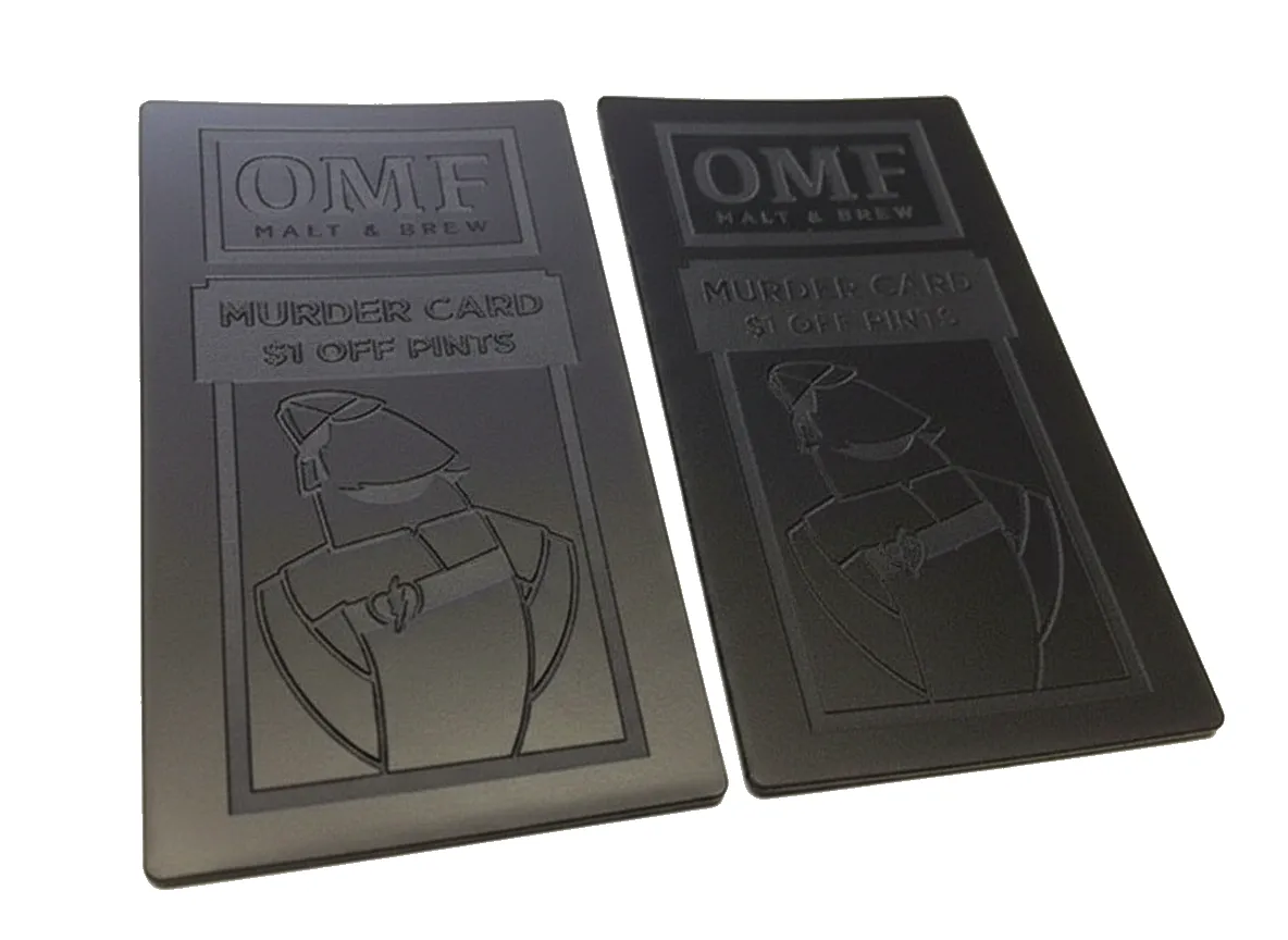 Project 4 - Black Plastic Business Cards Portfolio