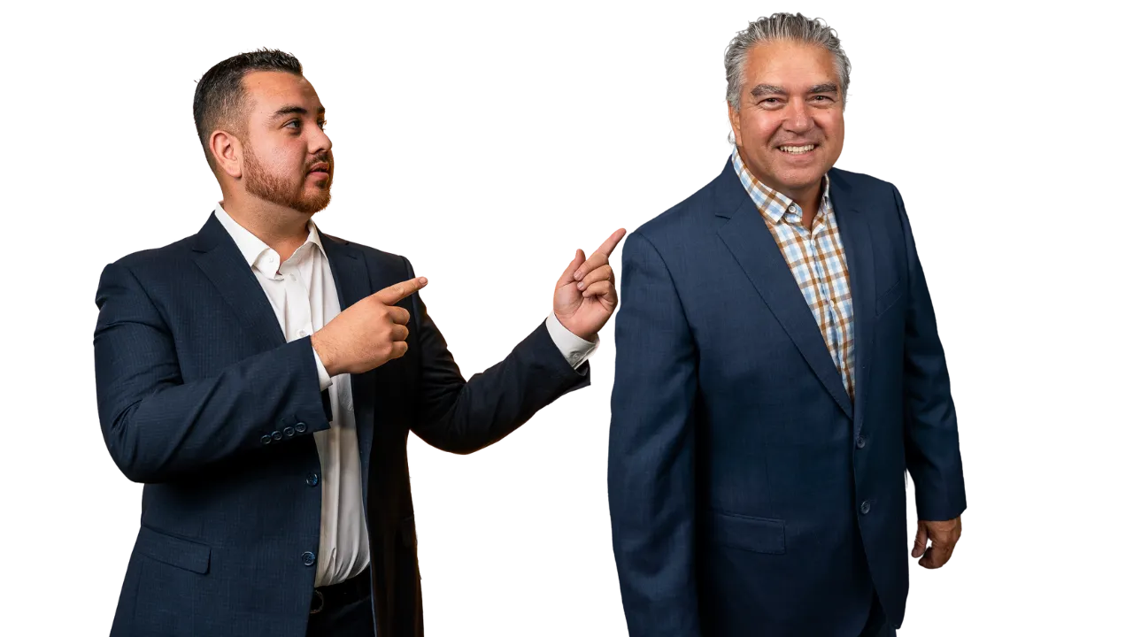 Geoffrey Luna Jr. and Geoff Luna Sr. of Geoff Luna Group
