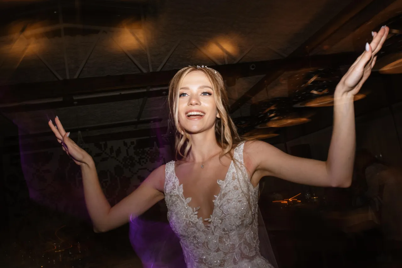 Elegant wedding reception