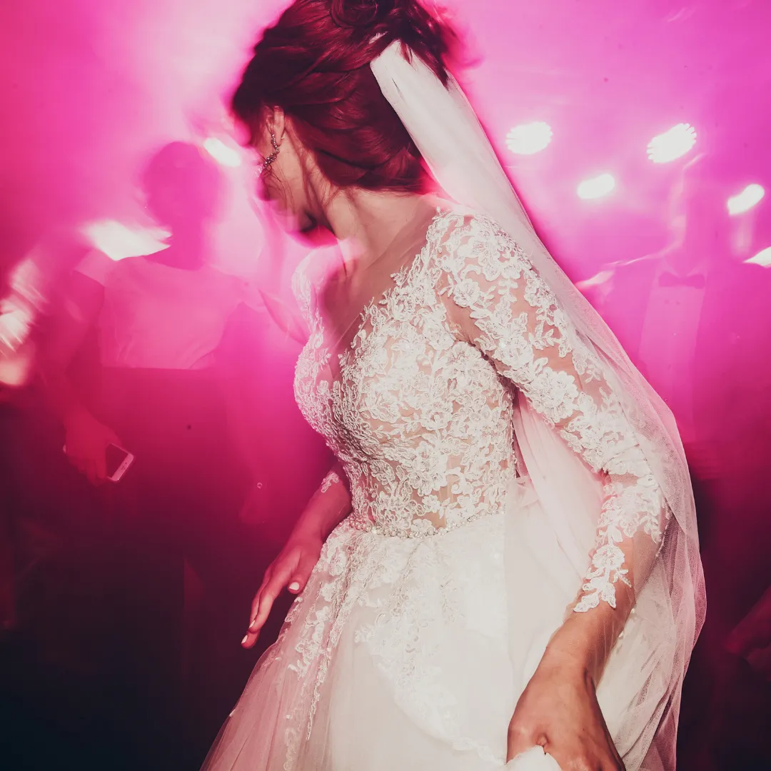 Awkward wedding reception