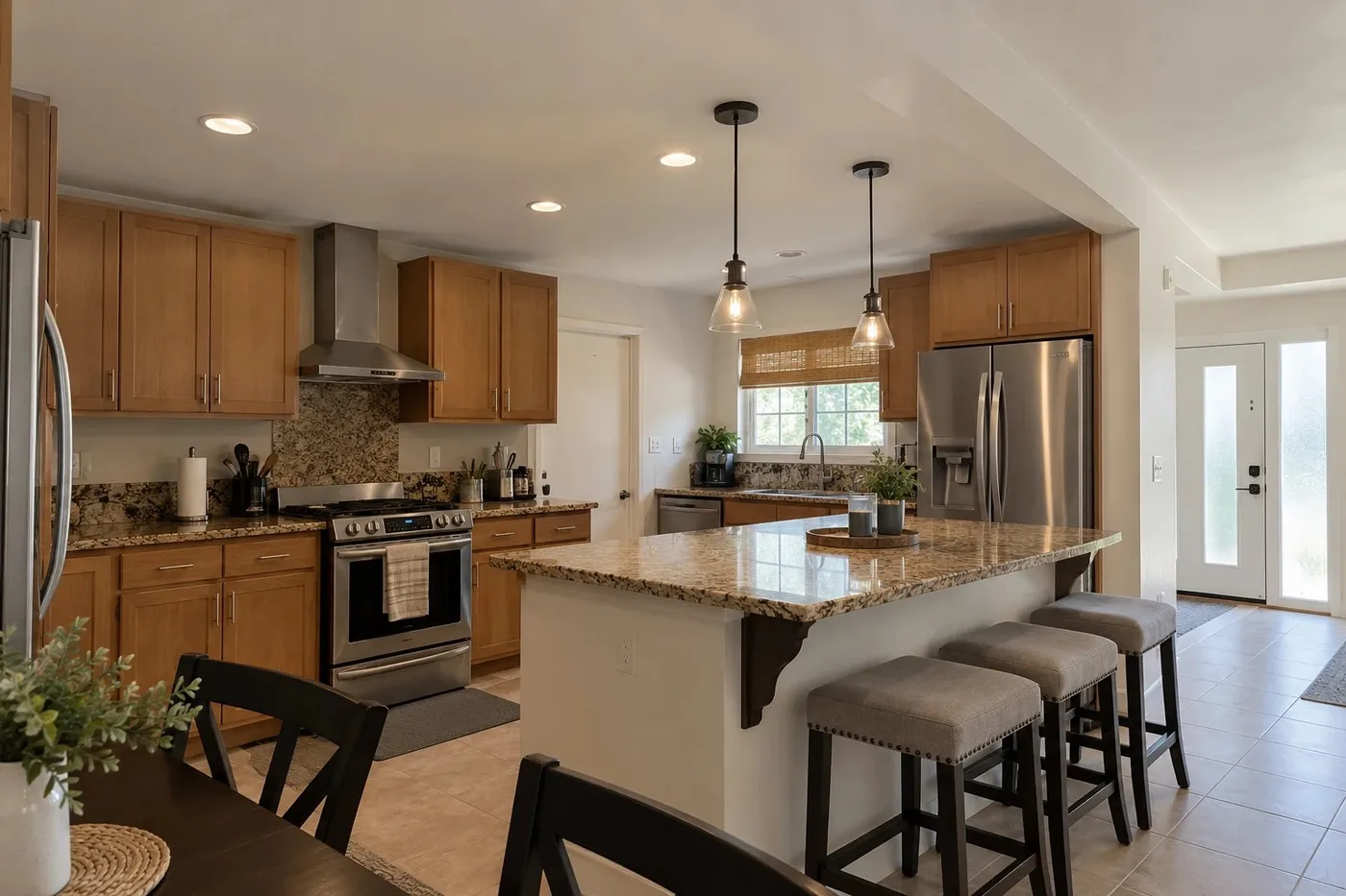 The kitchen before the OpalProp remodel