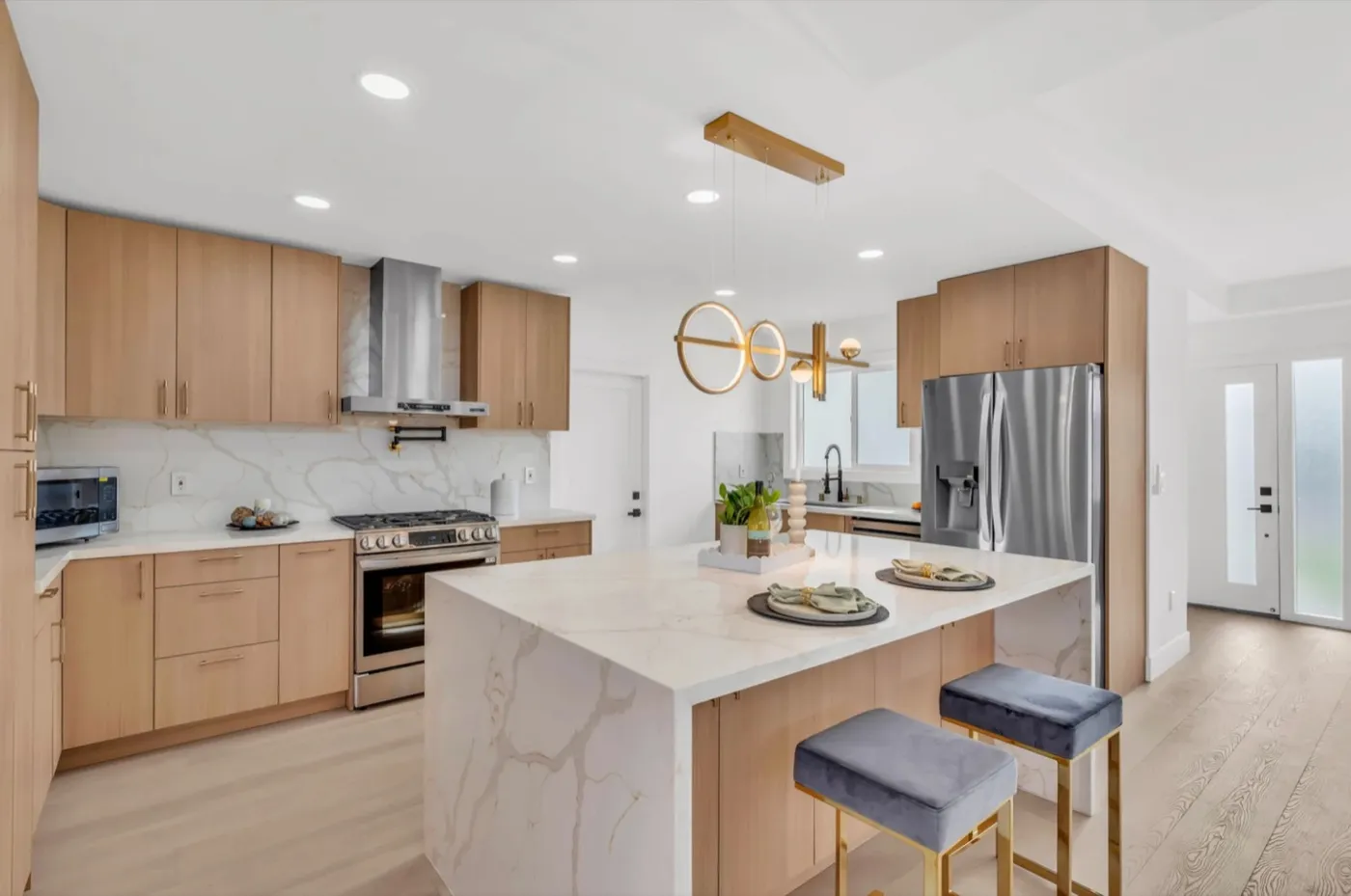 The same kitchen after the OpalProp remodel