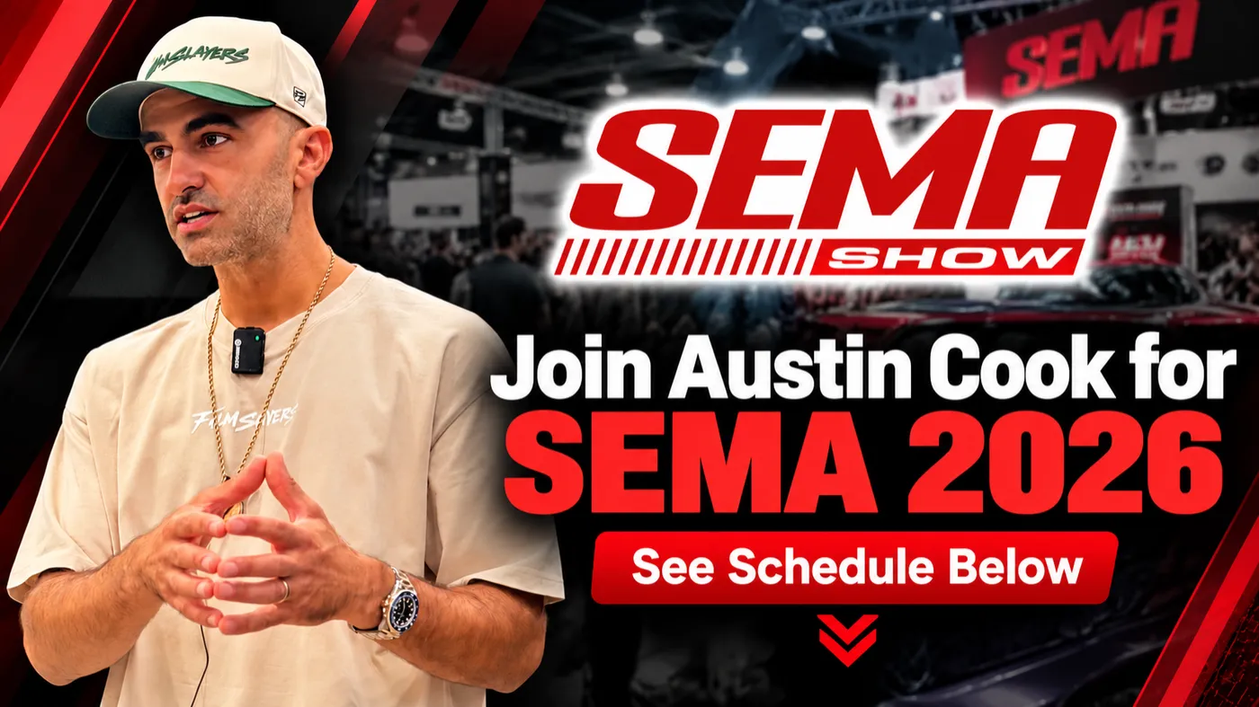 Join Austin Cook for SEMA 2026