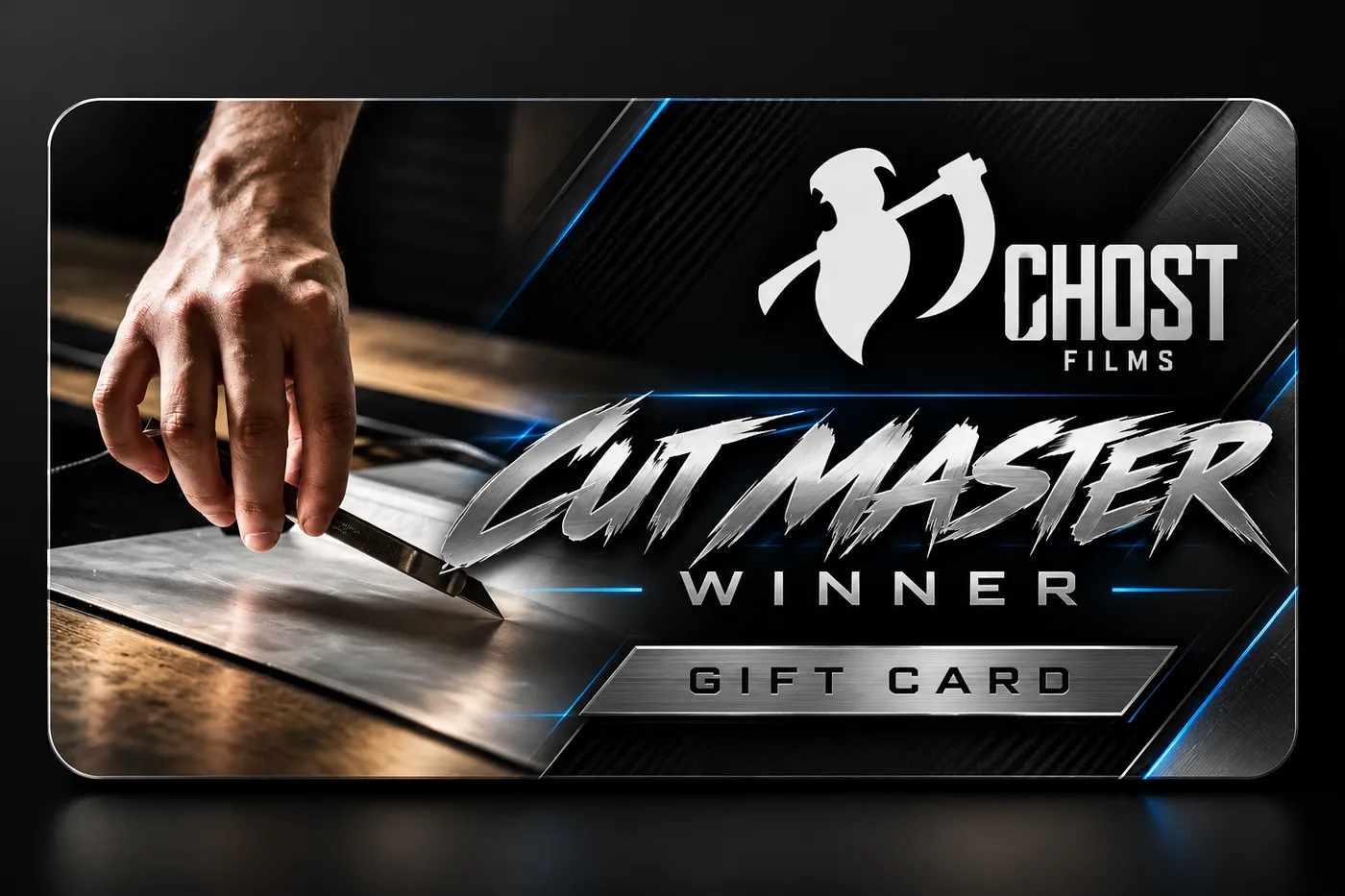 Ghost Films Cut Master winner gift card