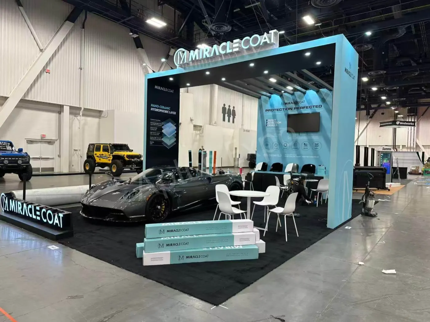 Miracle Coat booth at SEMA