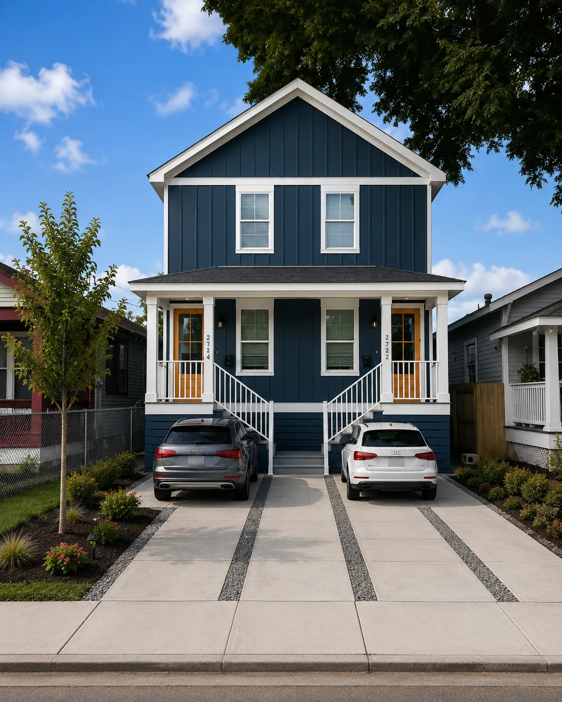 Investment Property Builders project — New Orleans duplex