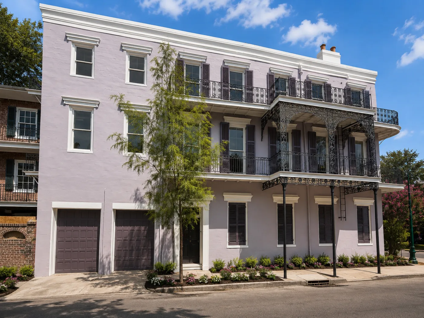 Build-to-rent duplex exterior by Investment Property Builders