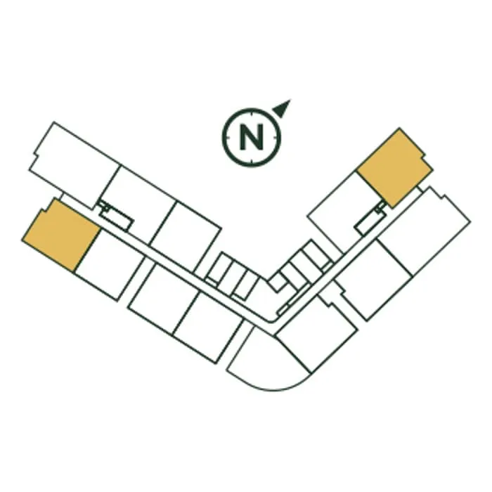 Where Type C sits on the floor, Park Green Pavilion