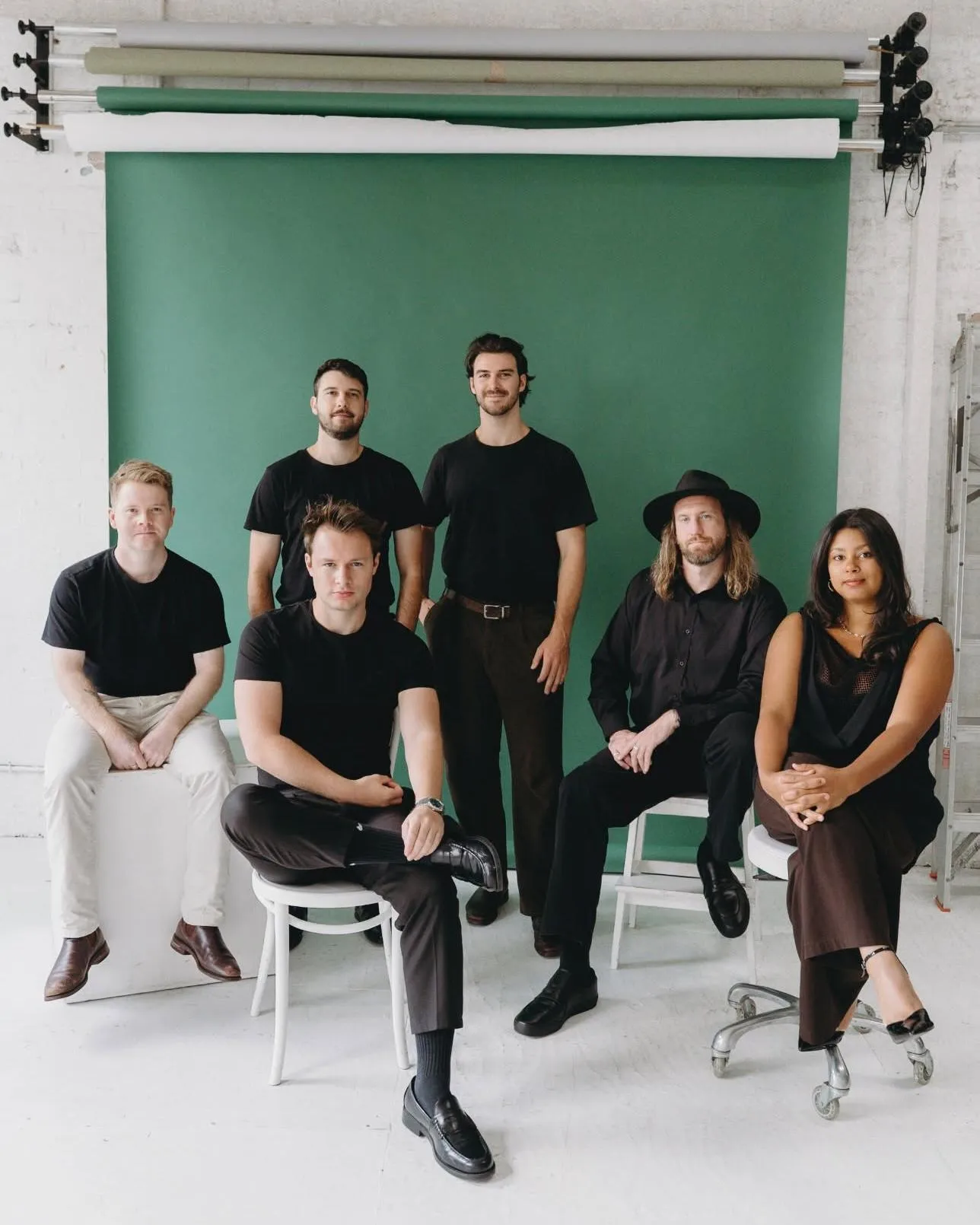 The Memento Collective team in the studio