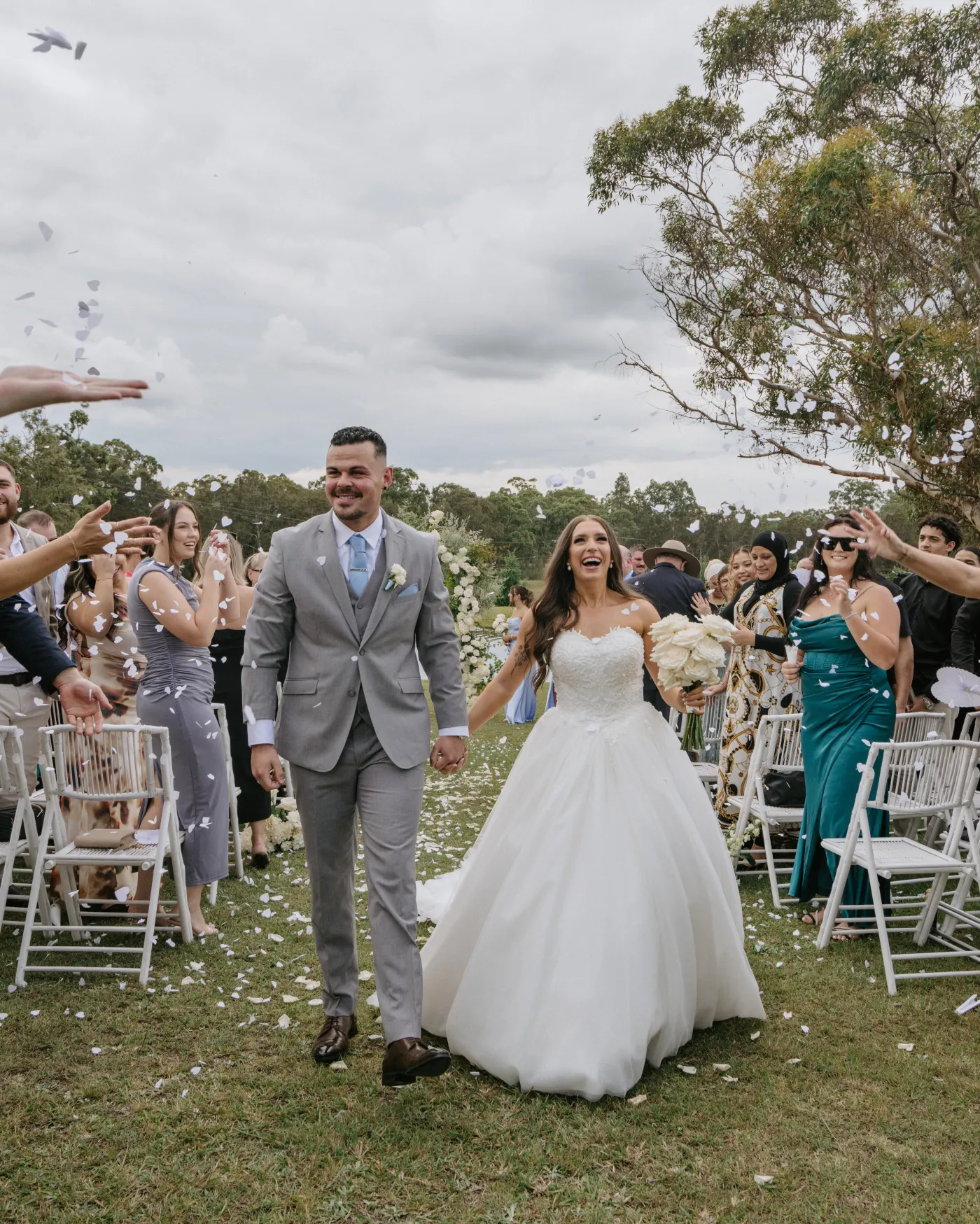 Candid wedding moment captured by Memento Collective