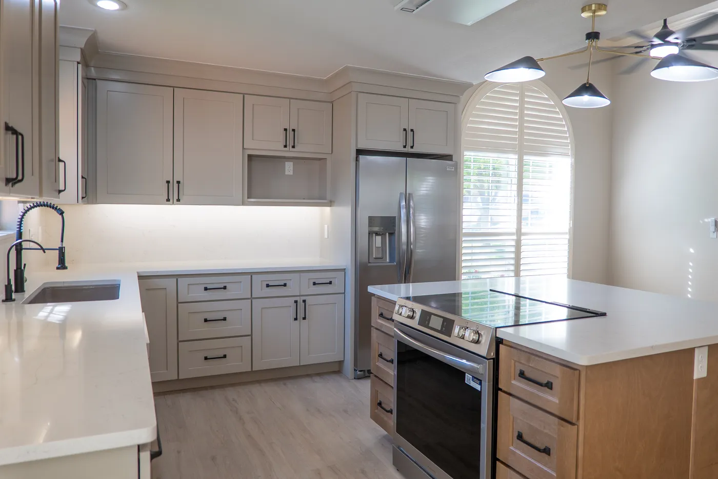 White kitchen remodel