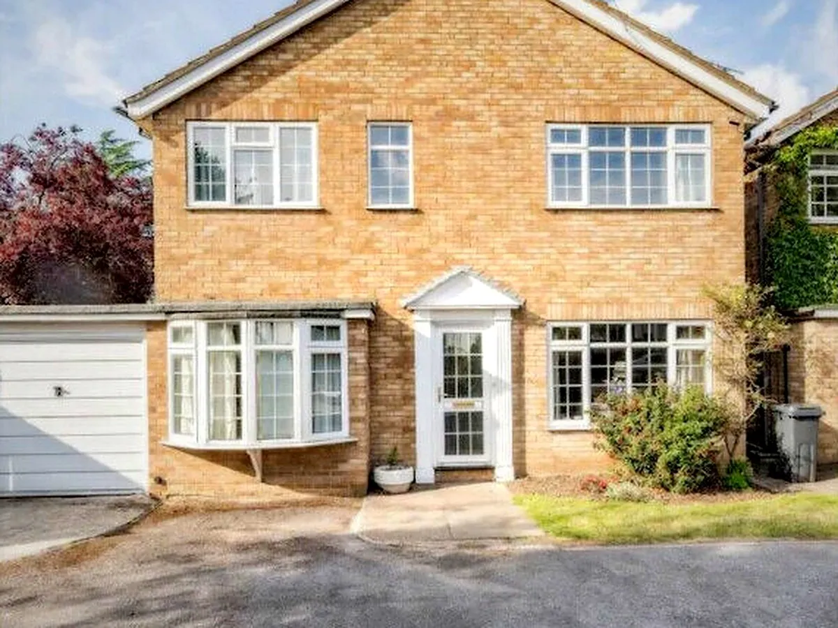 Front of a detached house in Earley
