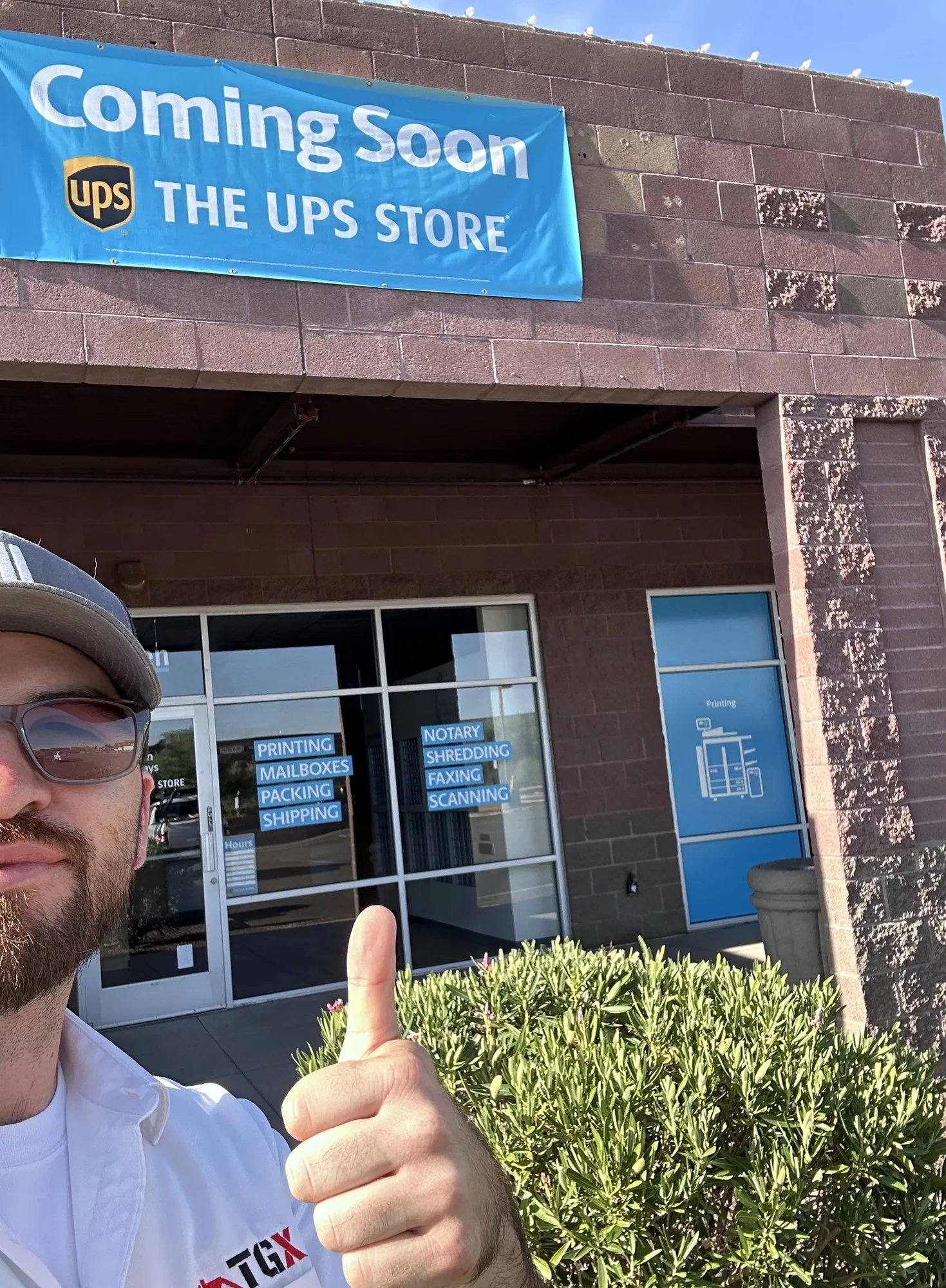 Franchise build-out storefront