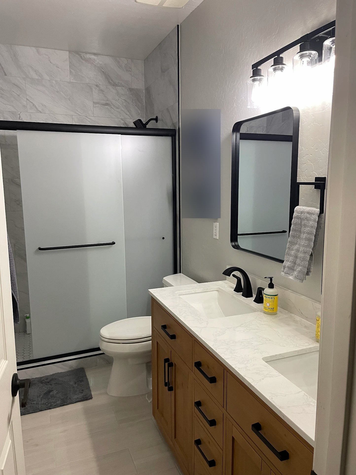 Bathroom after remodel