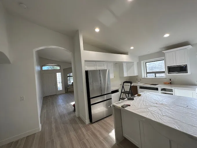 Finished interior after a fire rebuild in Goodyear