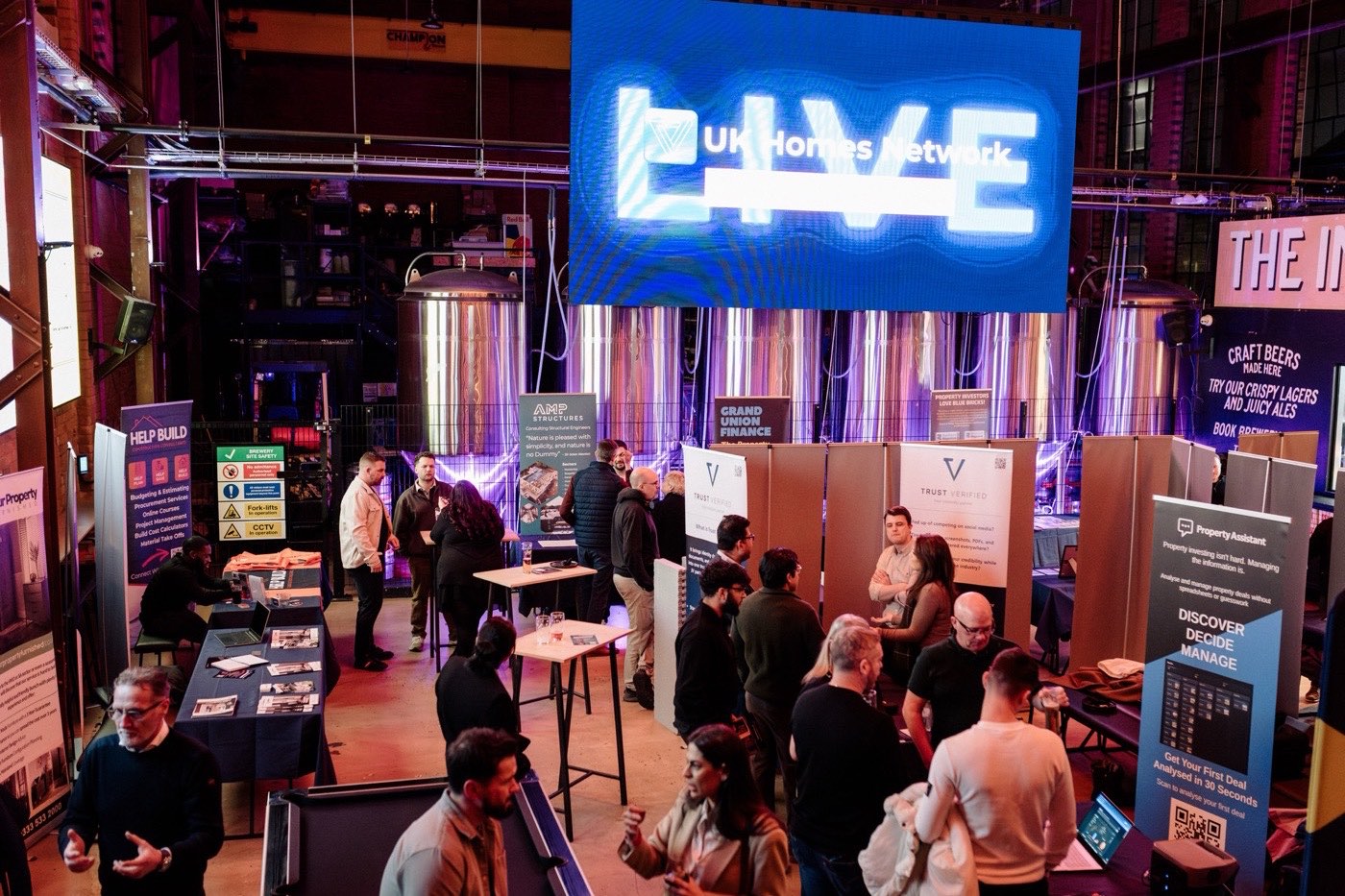 The floor at UK Homes Network LIVE in Birmingham