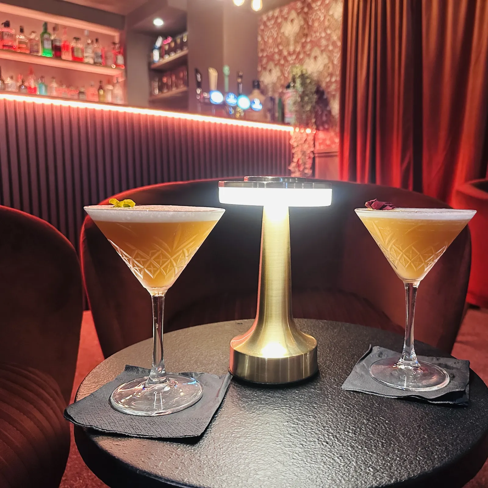 Signature cocktails at Tiger Fusion