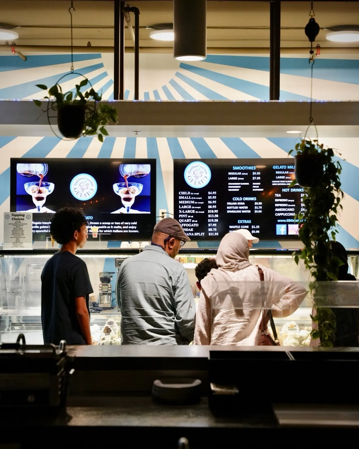 Ordering at the counter
