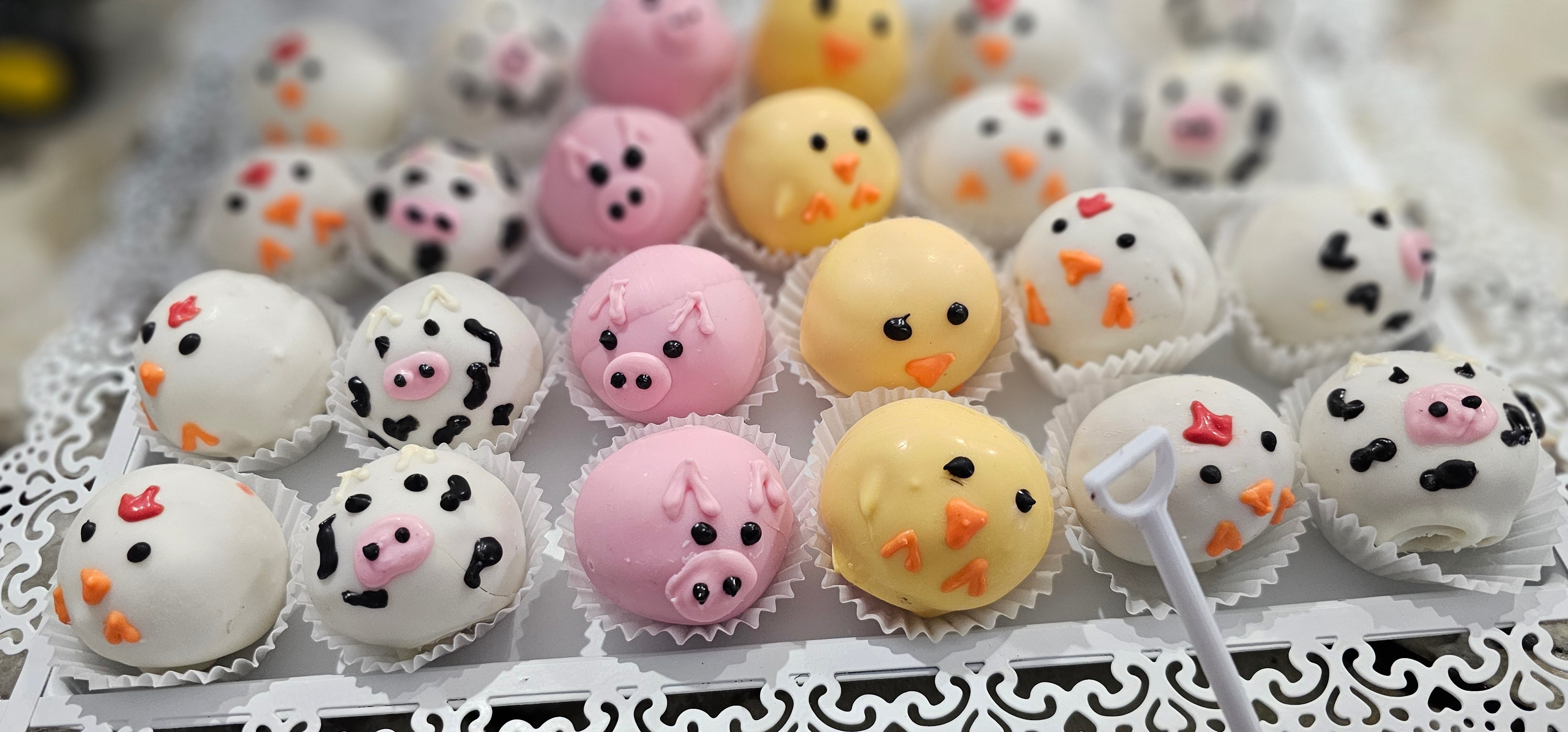 Sugar and Grace Sweets dessert display.