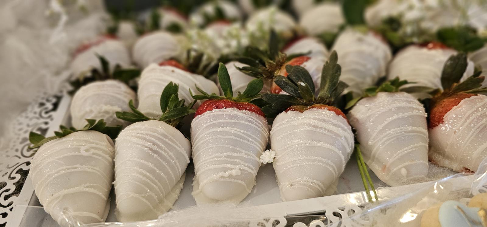 Sugar and Grace Sweets dessert display.