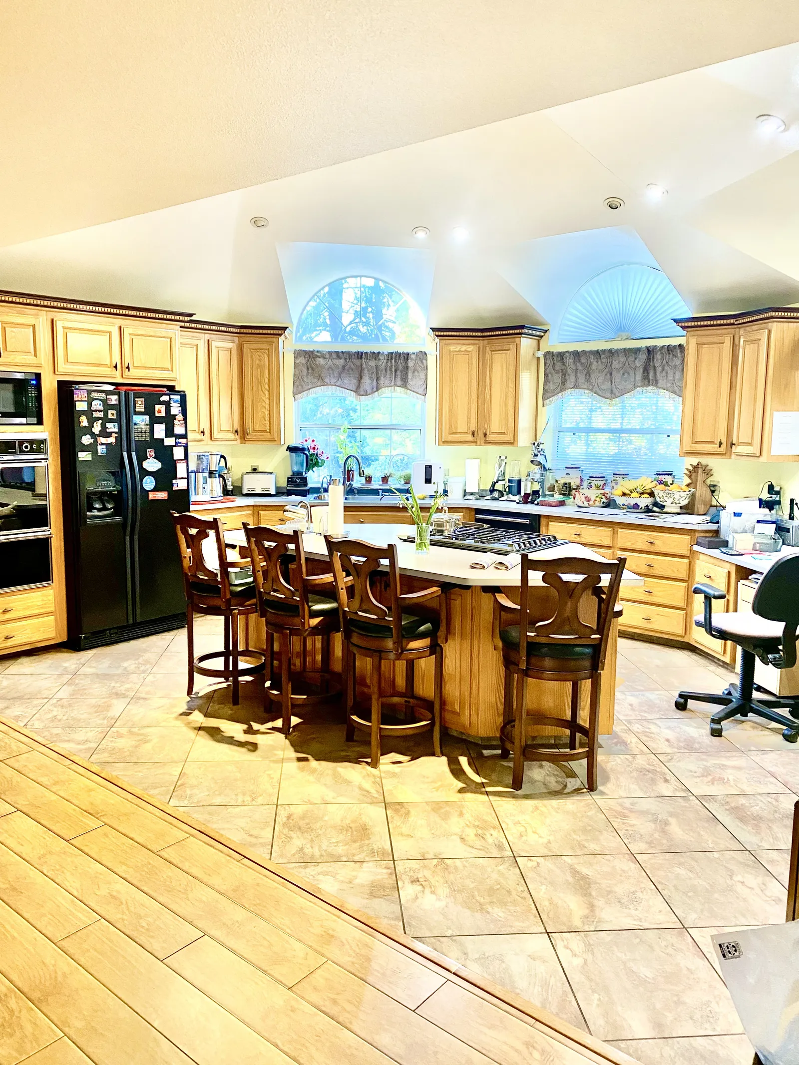 The home kitchen where fresh meals are prepared each day