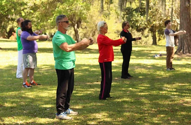 Tai Chi retreat grounds at Mepkin Abbey