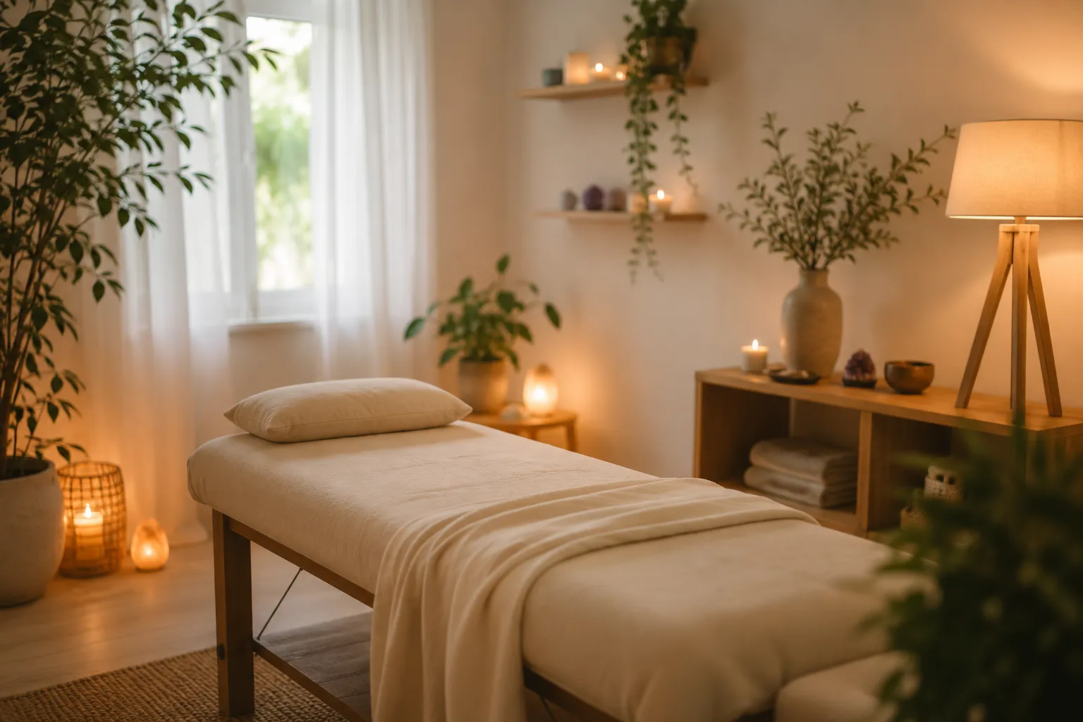 CranioSacral session table at Beyond Creation Institute in Murray, Utah