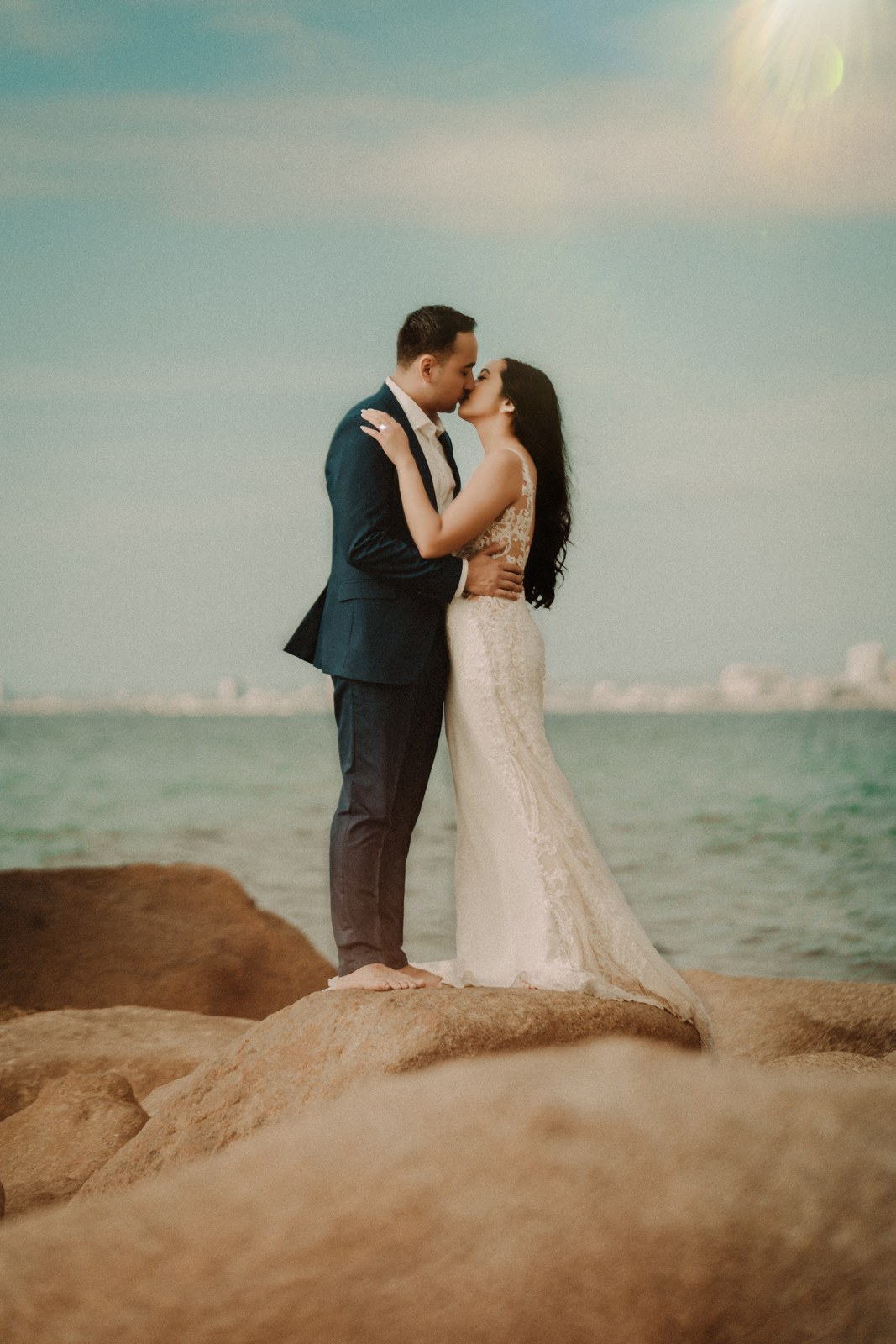 Wedding portrait of a couple, photographed by Jayy Starzzz.