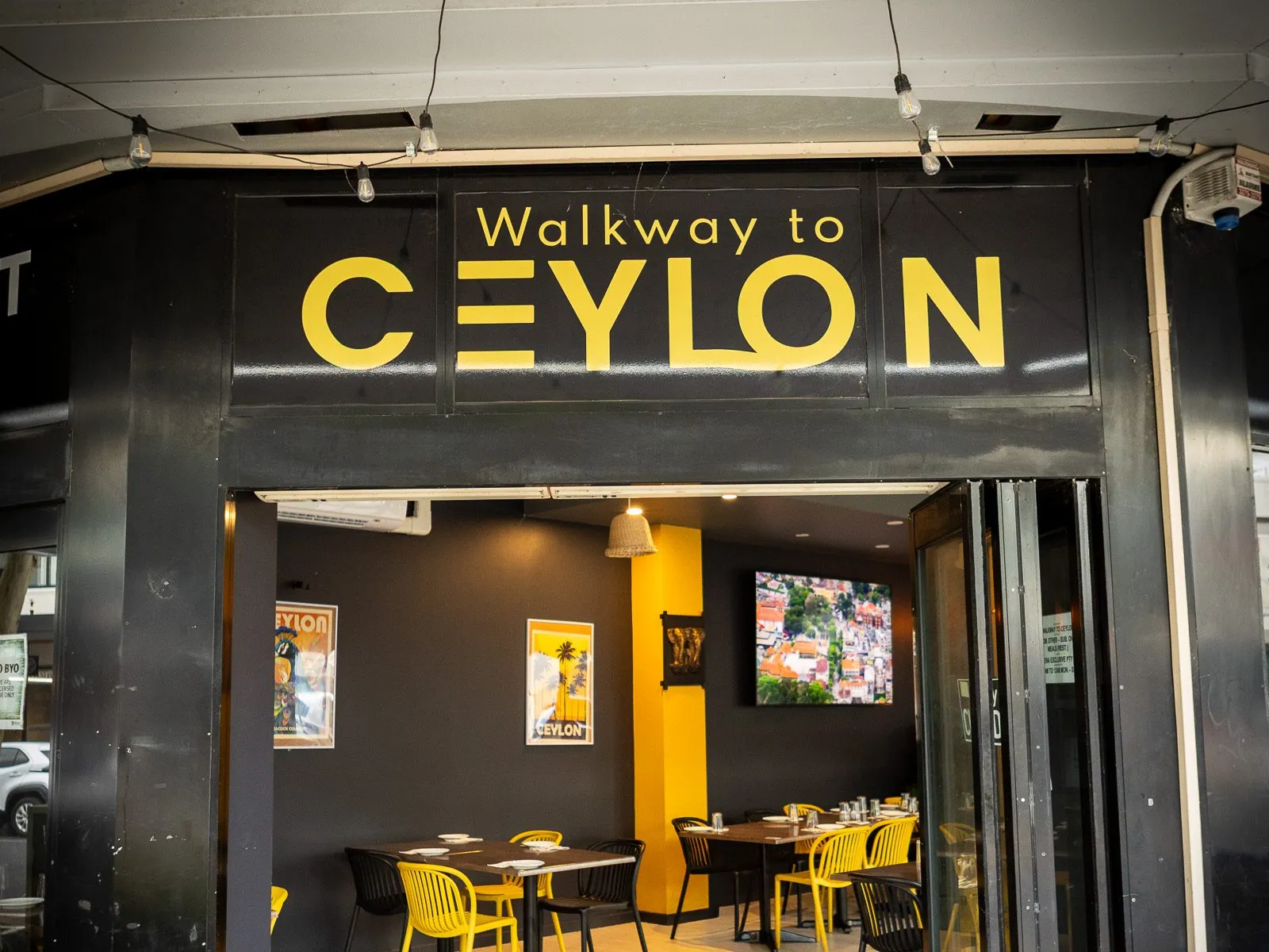 Walkway to Ceylon storefront at 4/417 Logan Rd, Stones Corner