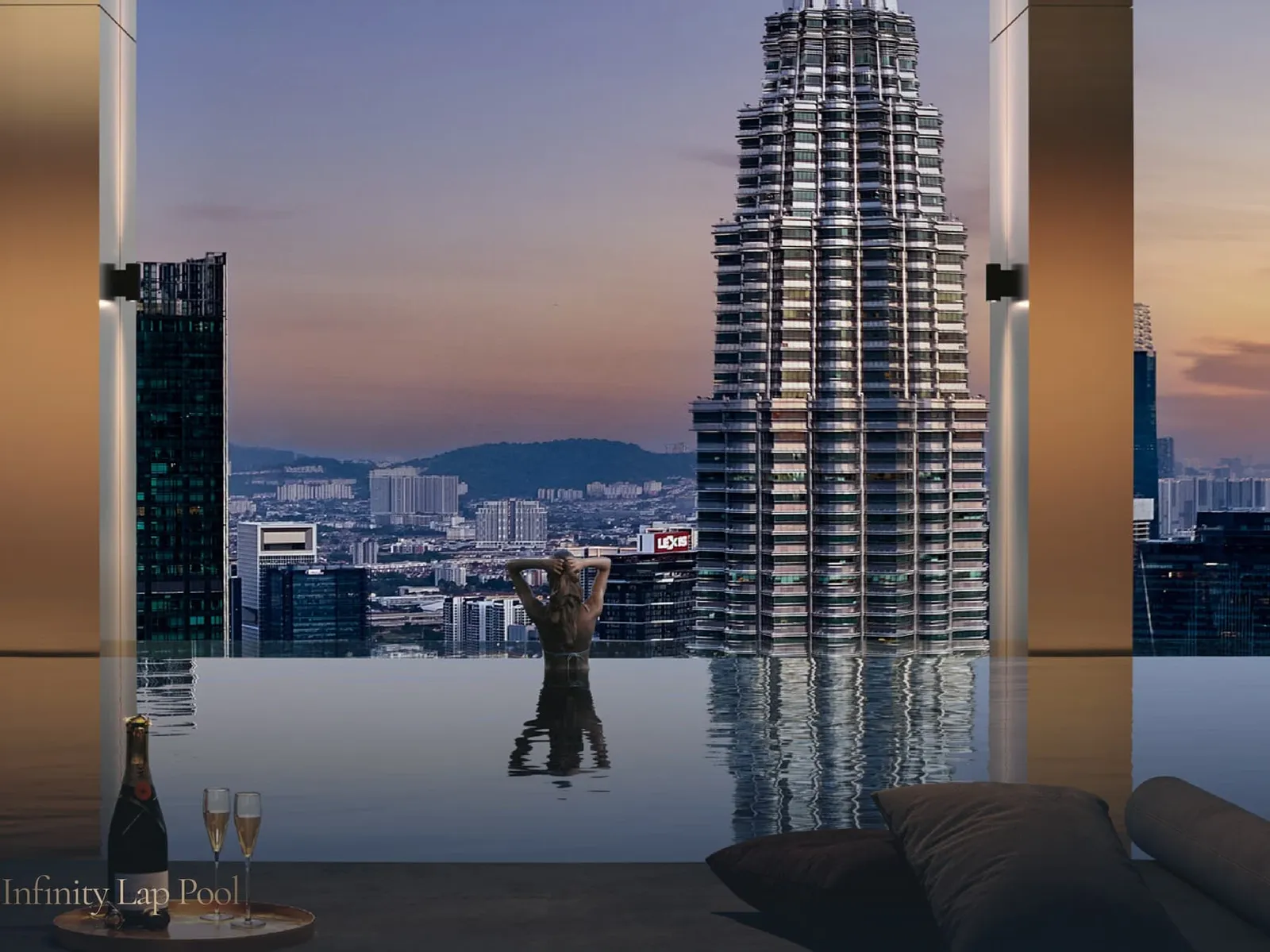 Divine KLCC Infinity pool