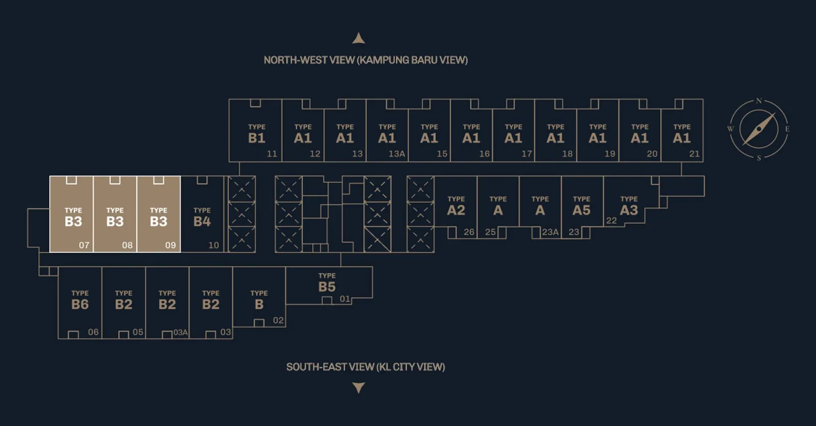 Divine KLCC Floor plan B3 floor plan