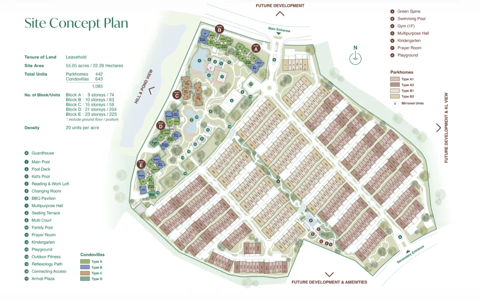 Zenia Parkhomes Site plan floor plan