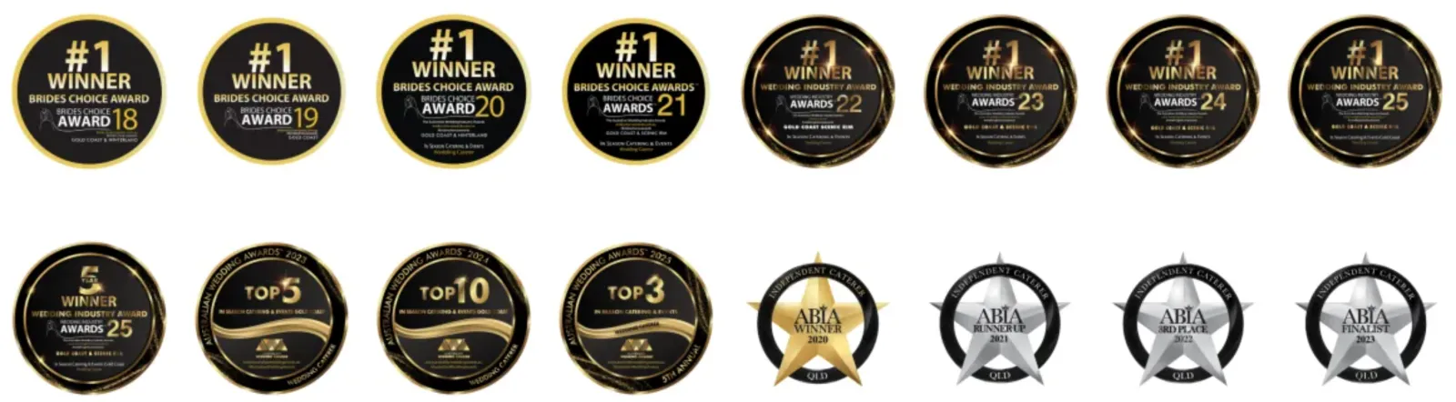 In Season Catering industry awards