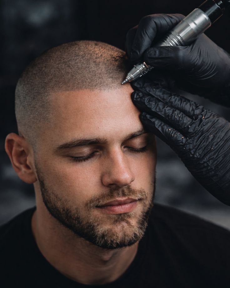 Retouche de tricopigmentation à Bordeaux, Blush France