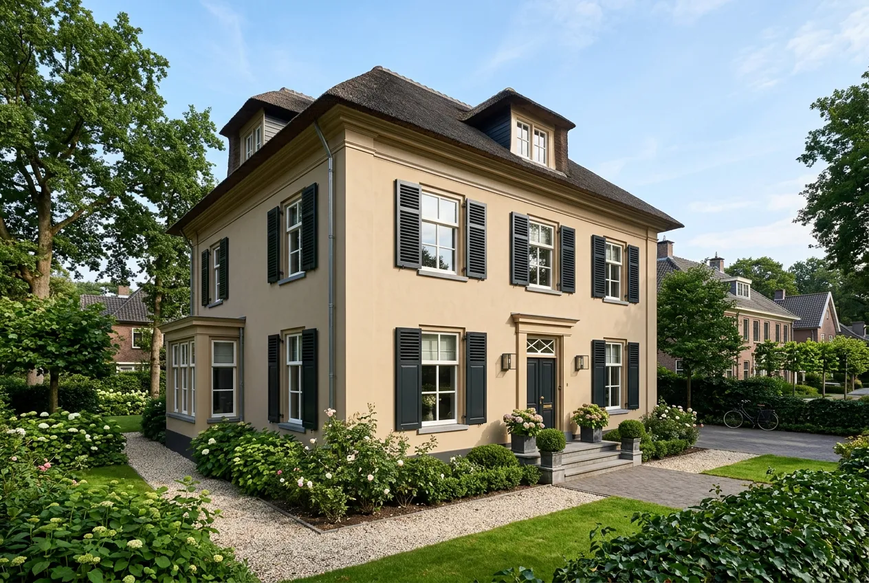 Buitenschilderwerk vrijstaande villa