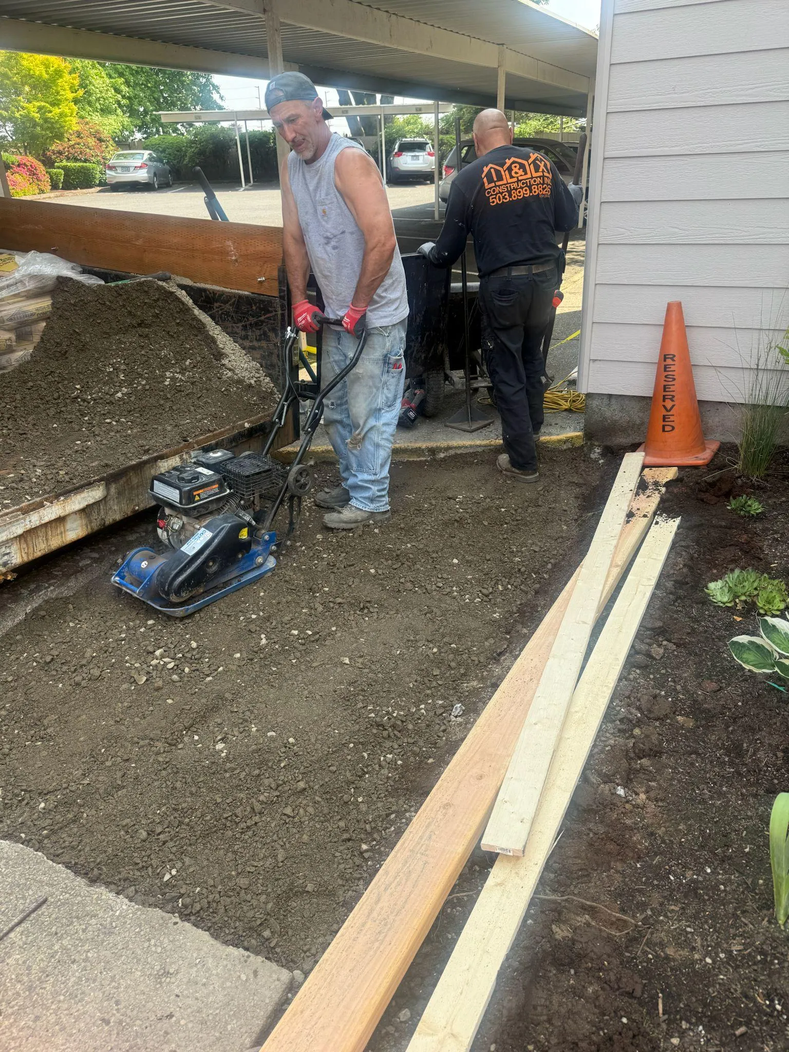 Fresh Concrete Work Completed in Salem, OR