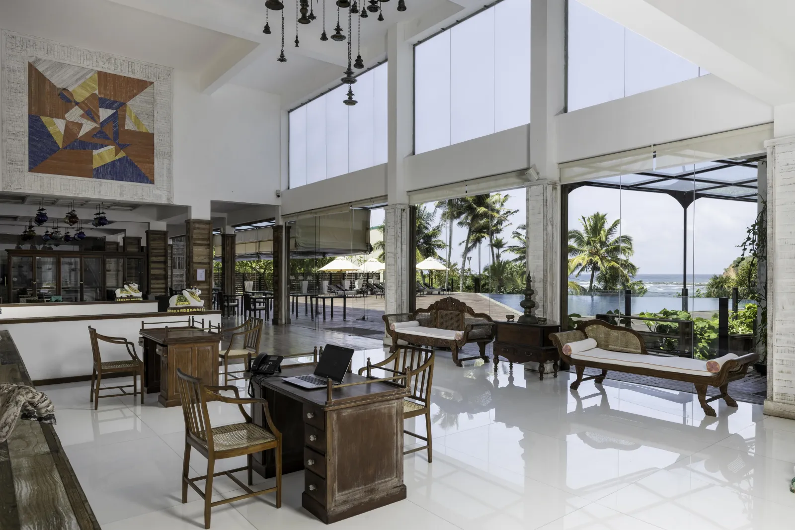 Traditional Ayurvedic lunch at Ayurvie Weligama made from fresh, locally sourced ingredients.