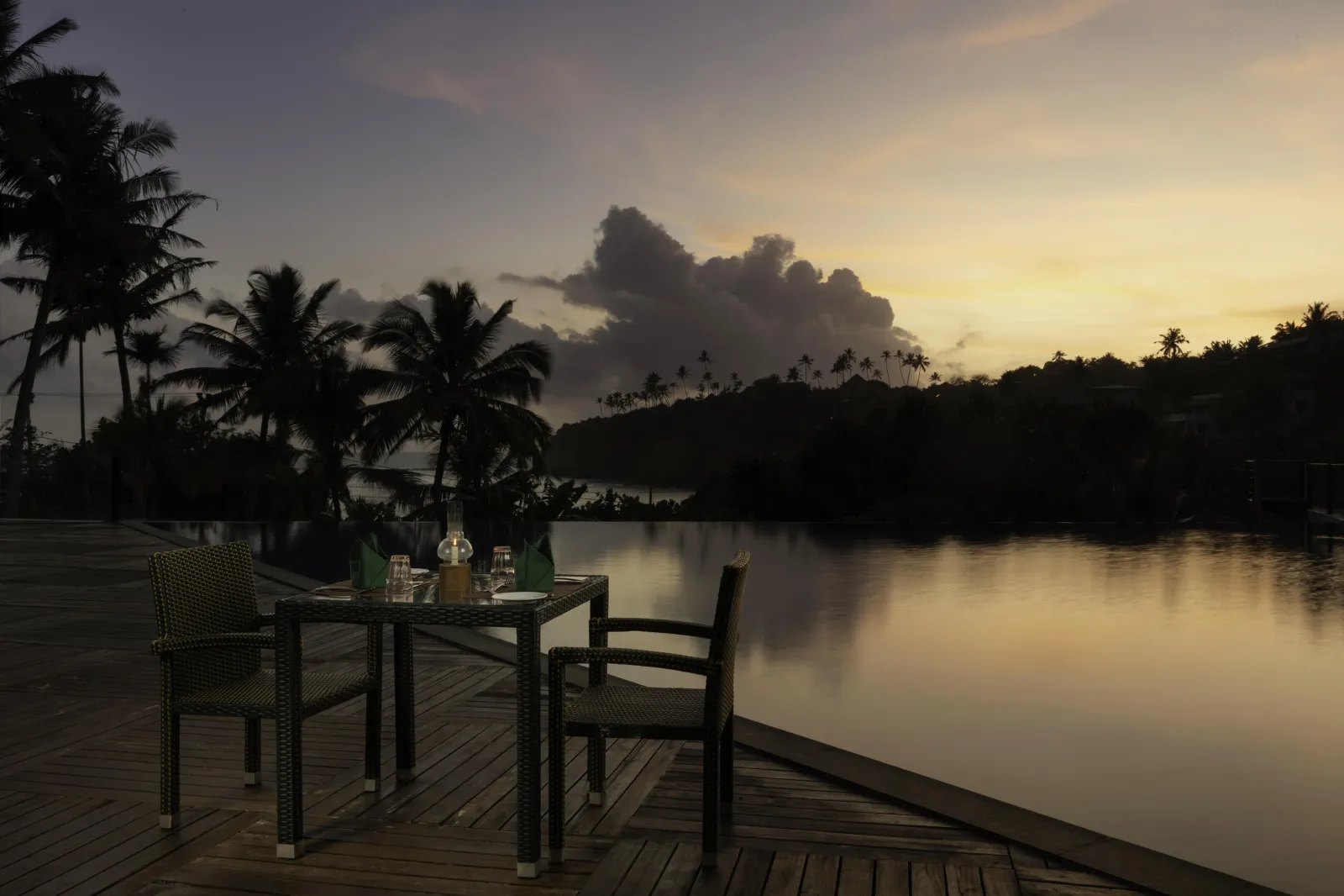 Coastal environment surrounding Ayurvie Weligama with greenery and open space.