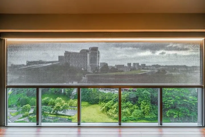 ZipBlind across a wide balcony window