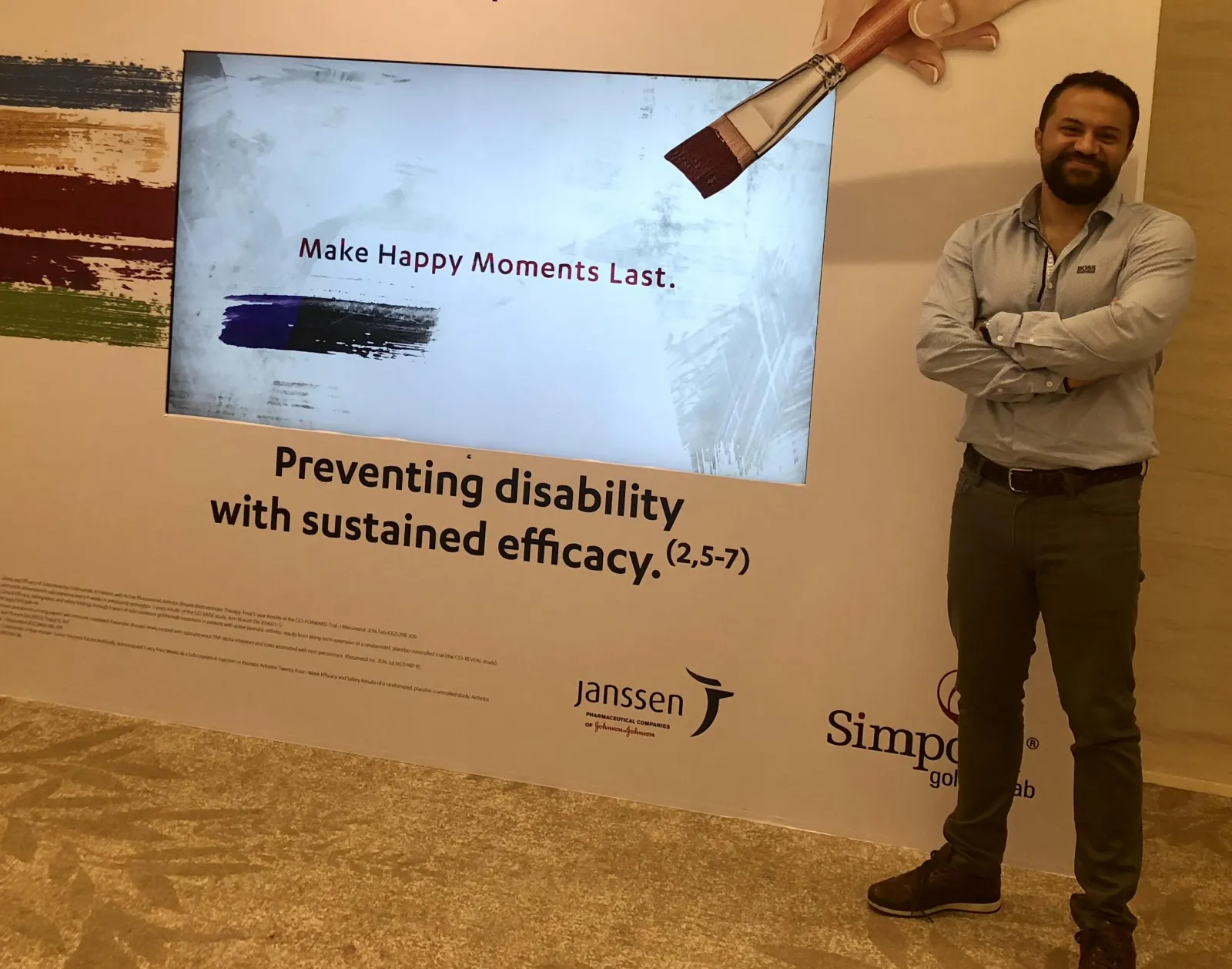 Dr. Mohammad Alsaadany at a pharmaceutical product launch