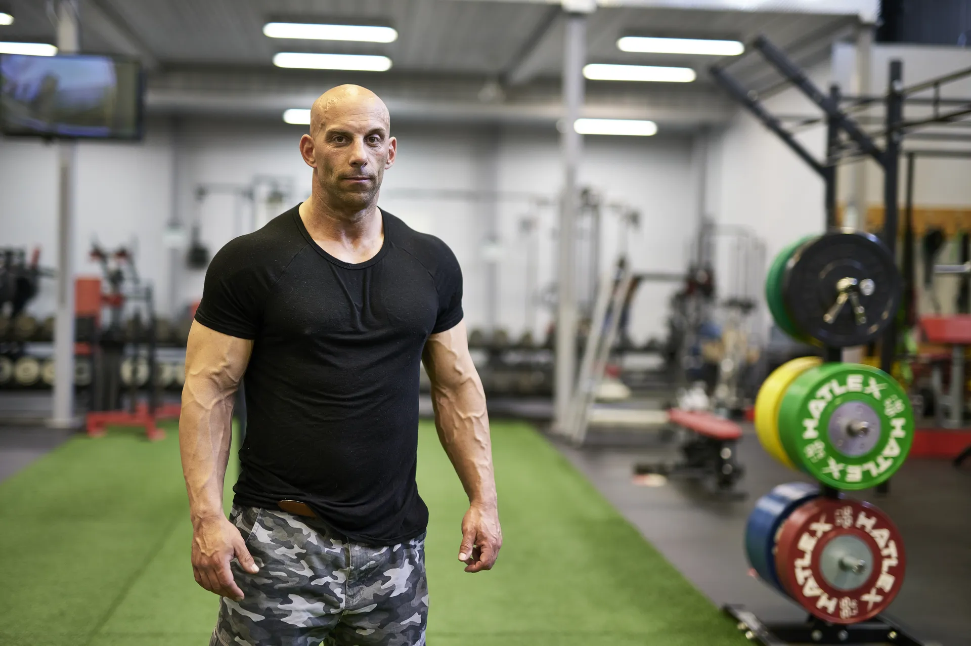 Christian Thibaudeau in the gym