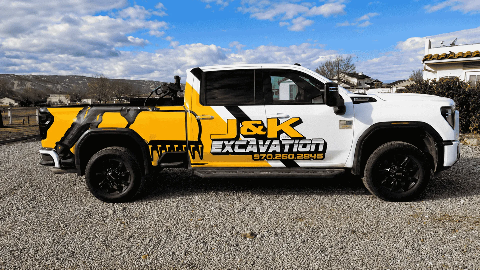 J&K Excavating job site in Western Colorado