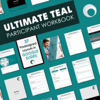 Participant Workbook Template - Ultimate Teal (Google Slides) – Image 1