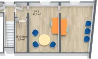 5 to 6 person office (No VAT) SF5 Large office - Loft Space – Image 2